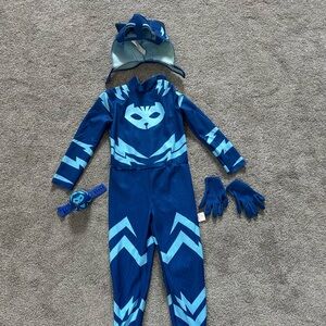 Kids PJ mask cat boy Halloween costume and interactive watch toy